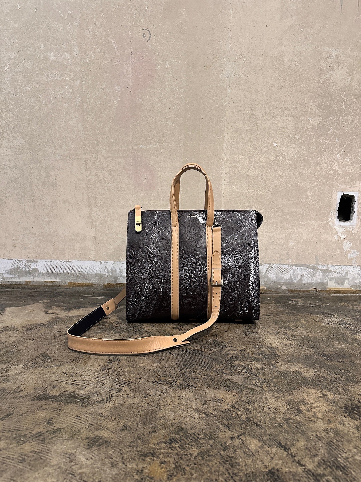 【M.U.L. 2026.3】BOSTON BAG M - VINTAGE COGNAC BROWN - Champdelarose