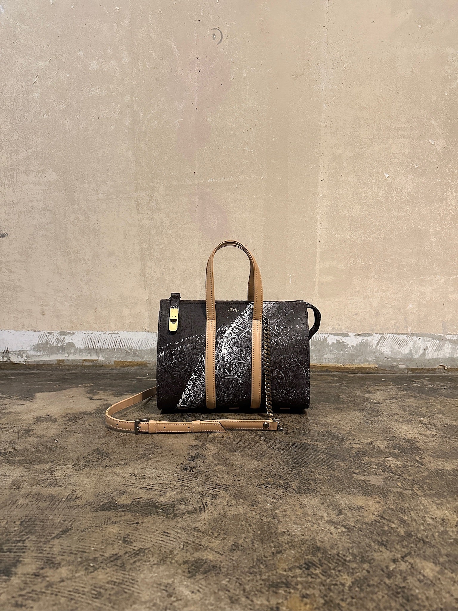 【M.U.L. 2026.3】BOSTON BAG S - VINTAGE COGNAC BROWN - Champdelarose