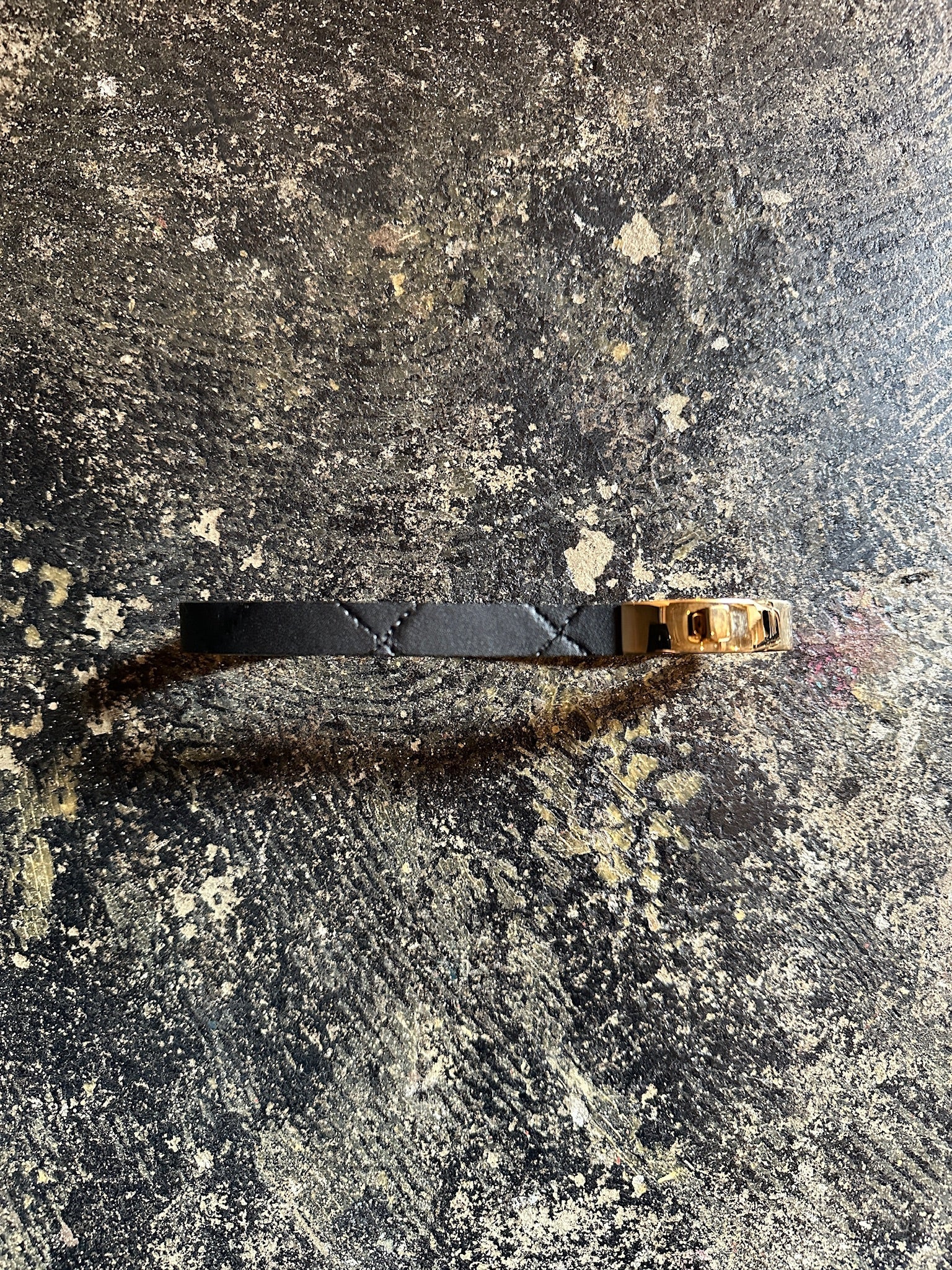 【M.U.L. 2026.3】BRACELET - BLACK QUILTING EMBOSS SERIES - Champdelarose