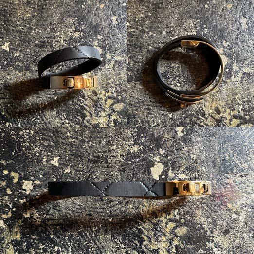 【M.U.L. 2026.3】BRACELET - BLACK QUILTING EMBOSS SERIES - Champdelarose