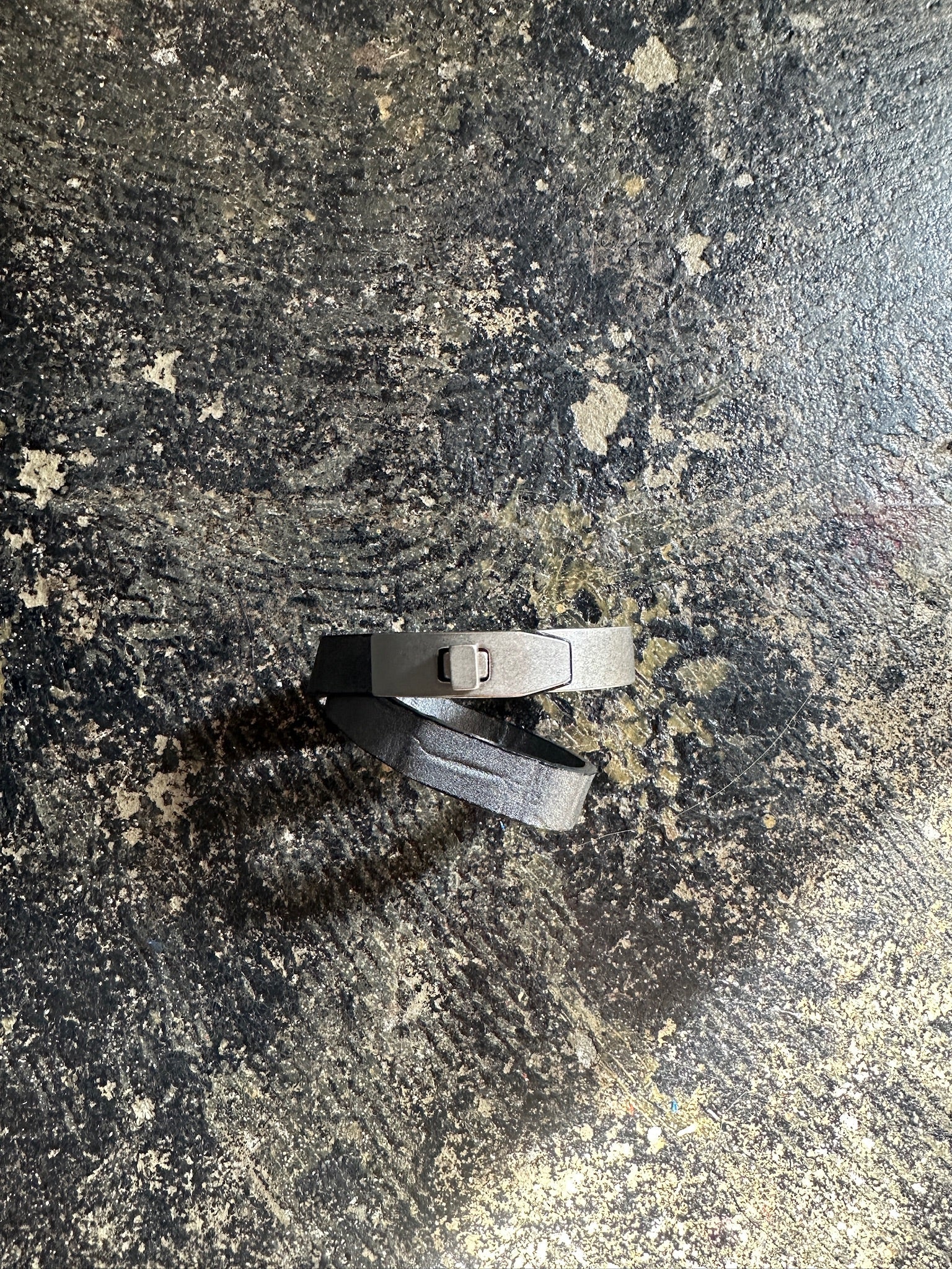 【M.U.L. 2026.3】BRACELET - BLACK SILVER COATING - Champdelarose