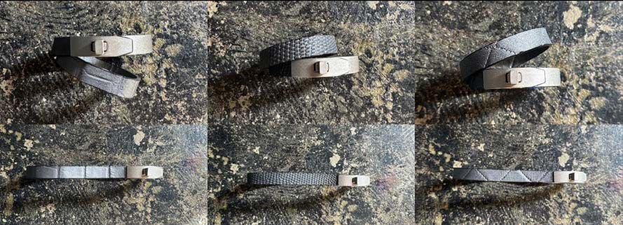 【M.U.L. 2026.3】BRACELET - BLACK SILVER COATING - Champdelarose