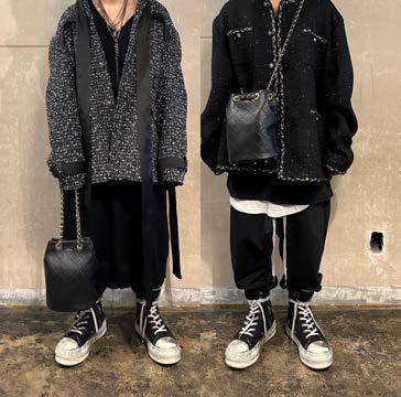 【M.U.L. 2026.3】CYLINDER BAG - BLACK QUILTING EMBOSS SERIES - Champdelarose