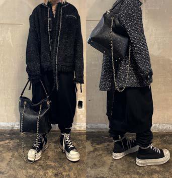 【M.U.L. 2026.3】DRAPECHAIN ONE HANDLE BAG - BLACK QUILTING EMBOSS SERIES - Champdelarose