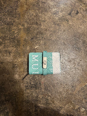 【M.U.L. 2026.3】HALF ROUND WALLET - 淡青緑 - Champdelarose