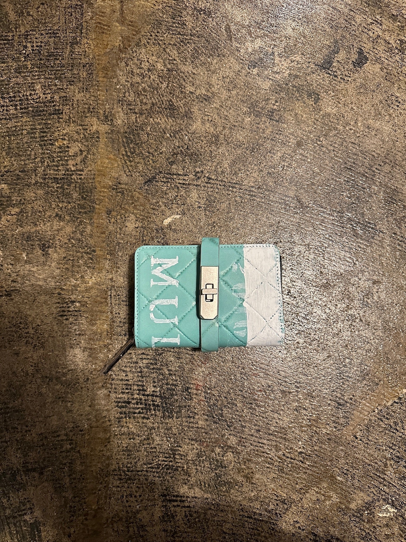 【M.U.L. 2026.3】HALF ROUND WALLET - 淡青緑 - Champdelarose