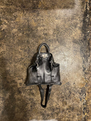 【M.U.L. 2026.3】HELMET BAG M - BLACK SILVER COATING - Champdelarose