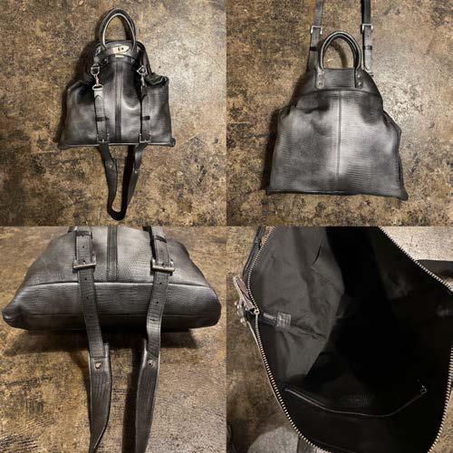【M.U.L. 2026.3】HELMET BAG M - BLACK SILVER COATING - Champdelarose