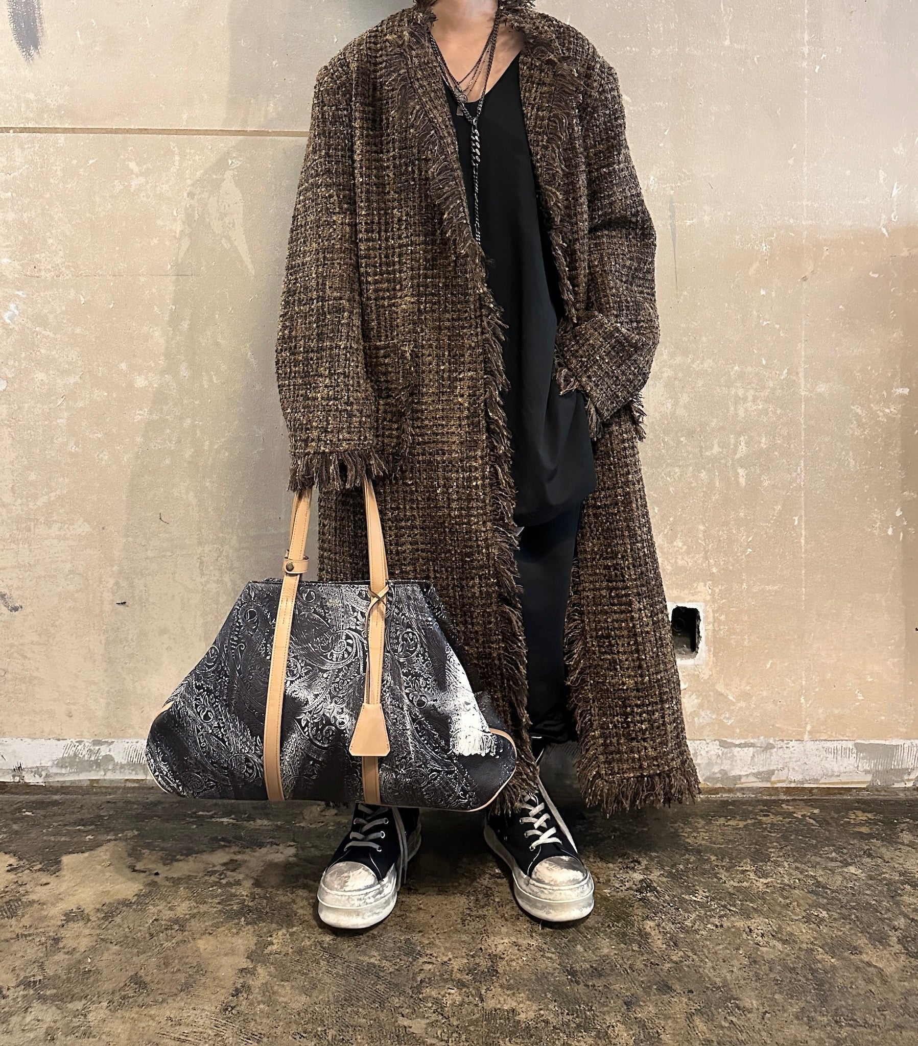 【M.U.L. 2026.3】MINIMAL TOTE M - VINTAGE COGNAC BROWN - Champdelarose