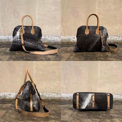 【M.U.L. 2026.3】ROUND TOTE M - VINTAGE COGNAC BROWN - Champdelarose