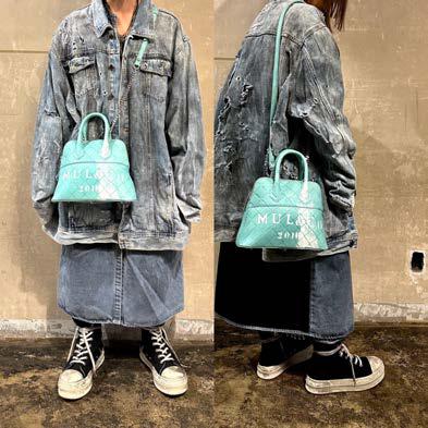 【M.U.L. 2026.3】ROUND TOTE S - 淡青緑 - Champdelarose