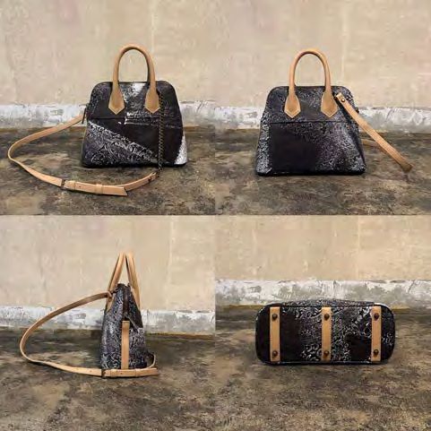 【M.U.L. 2026.3】ROUND TOTE S - VINTAGE COGNAC BROWN - Champdelarose