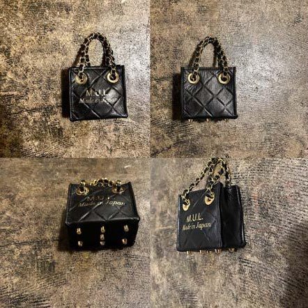 【M.U.L. 2026.3】SHOPPER 10 - BLACK QUILTING EMBOSS SERIES - Champdelarose