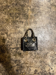 【M.U.L. 2026.3】SHOPPER 10 - BLACK QUILTING EMBOSS SERIES - Champdelarose