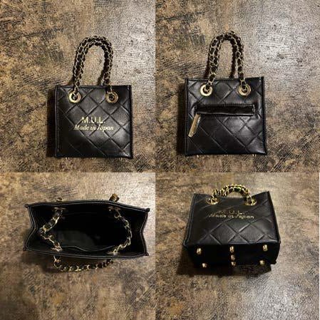 【M.U.L. 2026.3】SHOPPER 15 - BLACK QUILTING EMBOSS SERIES - Champdelarose