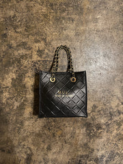 【M.U.L. 2026.3】SHOPPER 20 - BLACK QUILTING EMBOSS SERIES - Champdelarose