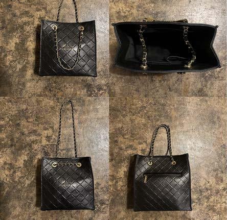 【M.U.L. 2026.3】SHOPPER 25 - BLACK QUILTING EMBOSS SERIES - Champdelarose
