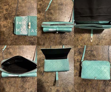 【M.U.L. 2026.3】SHOULDER BAG - 淡青緑 - Champdelarose