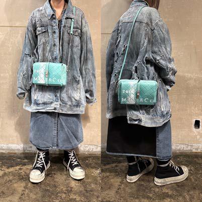 【M.U.L. 2026.3】SHOULDER BAG - 淡青緑 - Champdelarose