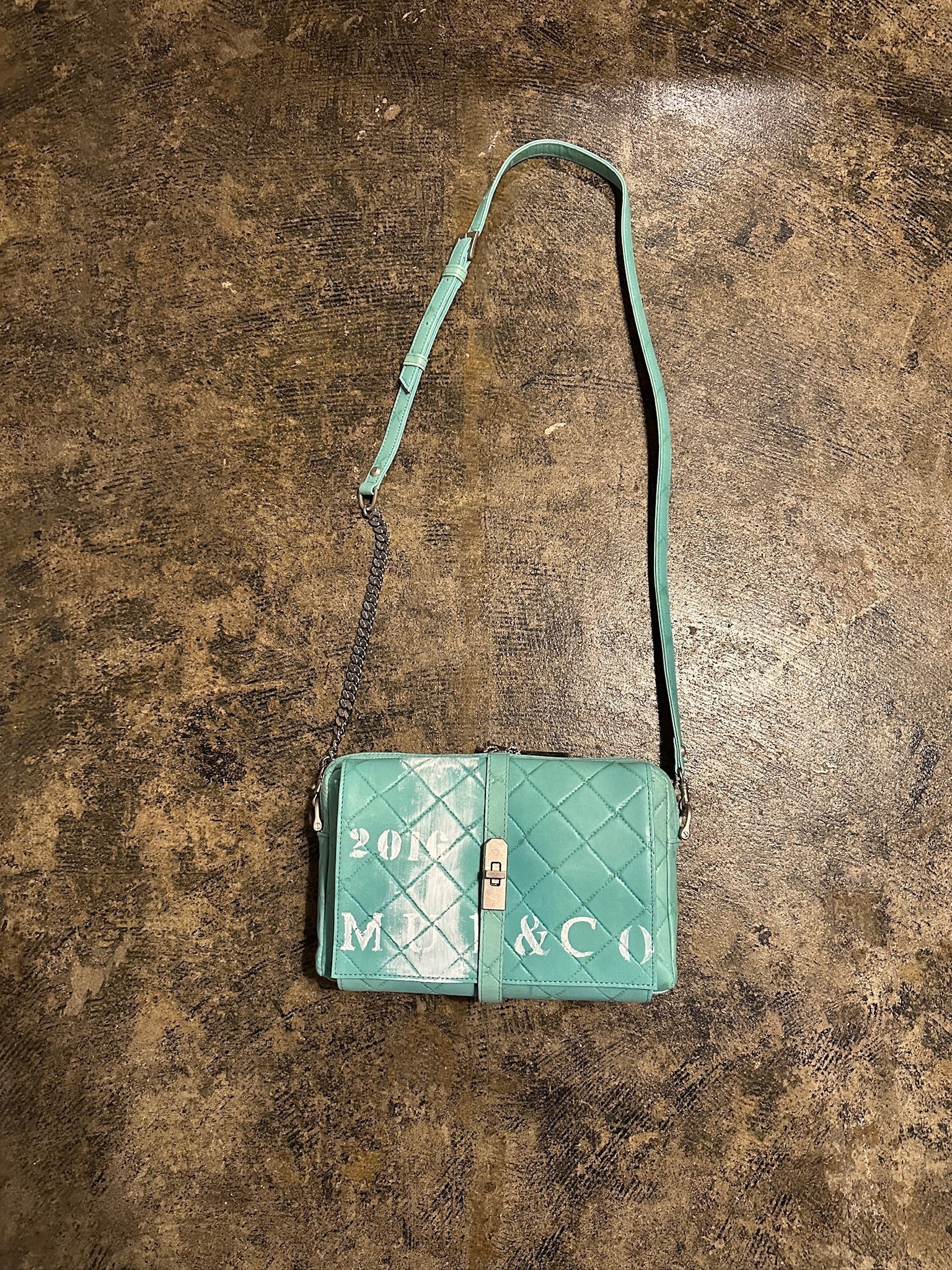 【M.U.L. 2026.3】SHOULDER BAG - 淡青緑 - Champdelarose