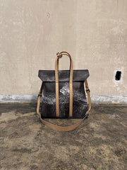【M.U.L. 2026.3】SQUARE FLAP TOTE L - VINTAGE COGNAC BROWN - Champdelarose