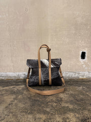 【M.U.L. 2026.3】SQUARE FLAP TOTE M - VINTAGE COGNAC BROWN - Champdelarose