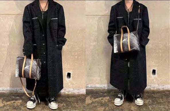 【M.U.L. 2026.3】SQUARE TOTE S - VINTAGE COGNAC BROWN - Champdelarose