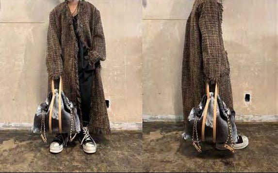 【M.U.L. 2026.3】TRUSS TOTE L - VINTAGE COGNAC BROWN - Champdelarose