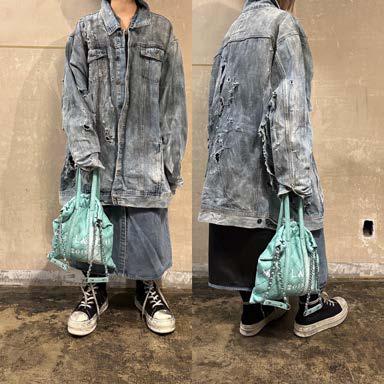 【M.U.L. 2026.3】TRUSS TOTE S - 淡青緑 - Champdelarose