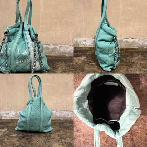 【M.U.L. 2026.3】TRUSS TOTE S - 淡青緑 - Champdelarose