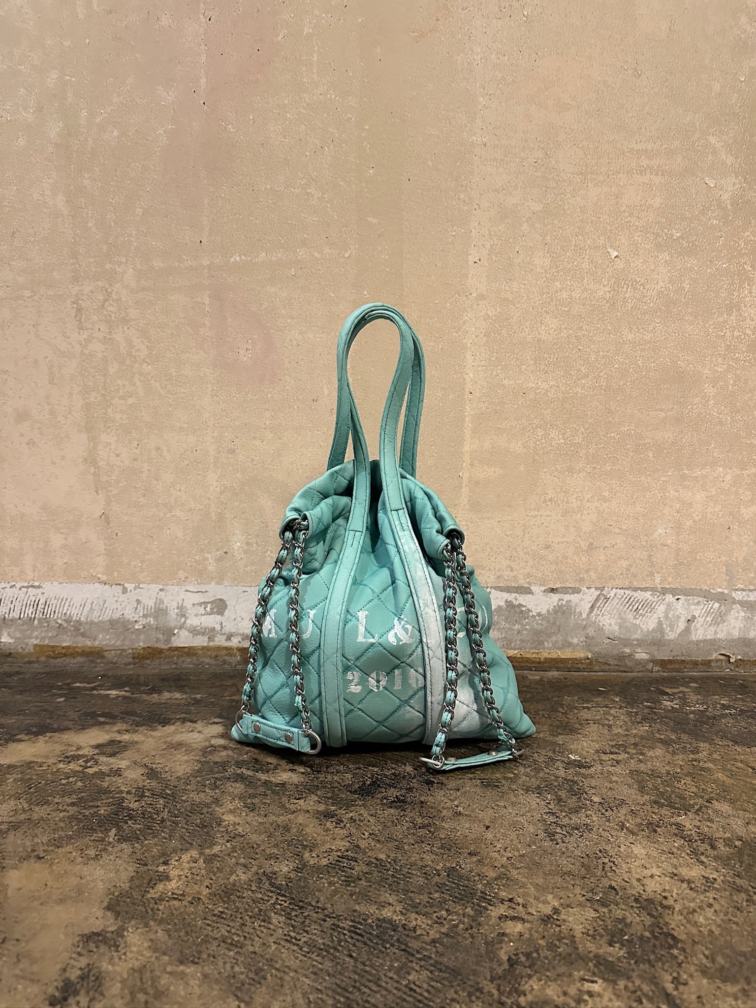 【M.U.L. 2026.3】TRUSS TOTE S - 淡青緑 - Champdelarose