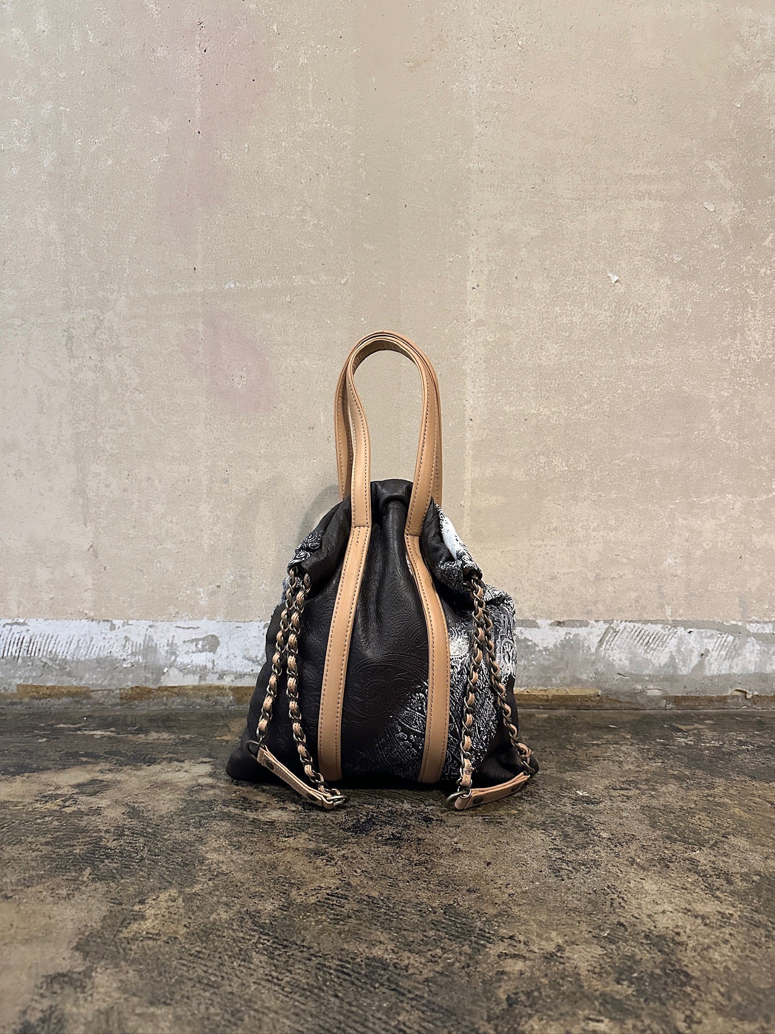 【M.U.L. 2026.3】TRUSS TOTE S - VINTAGE COGNAC BROWN - Champdelarose