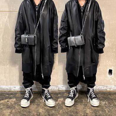 【M.U.L. 2026.3】WALLET SHOULDER - BLACK SILVER COATING - Champdelarose