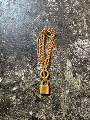 【M.U.L. ACCESSORY Vol.3】MULA168 MIXチェーン 南京錠ブレスレット - Champdelarose