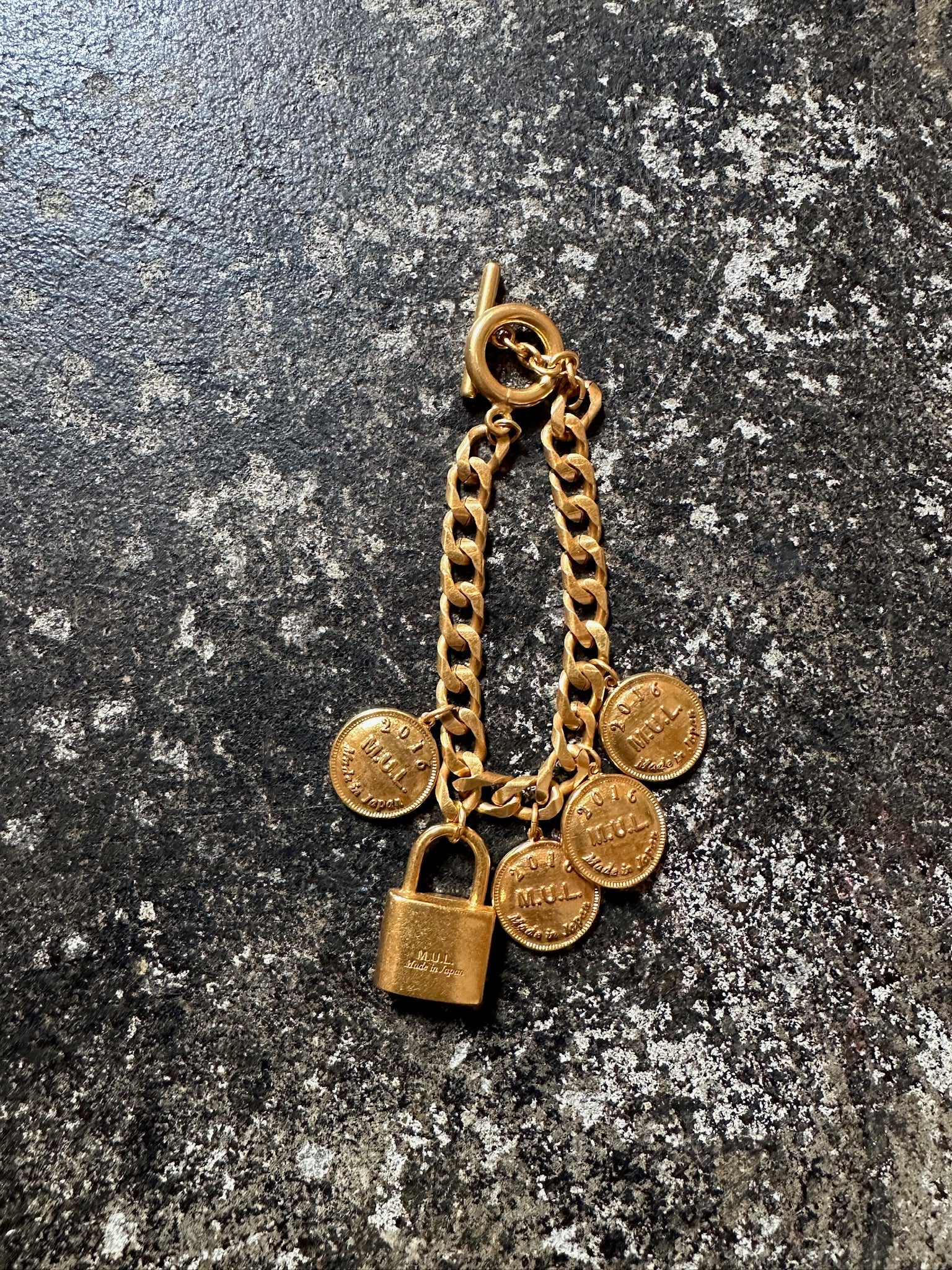 【M.U.L. ACCESSORY Vol.3】MULA178 南京錠×コイン ブレスレット - Champdelarose
