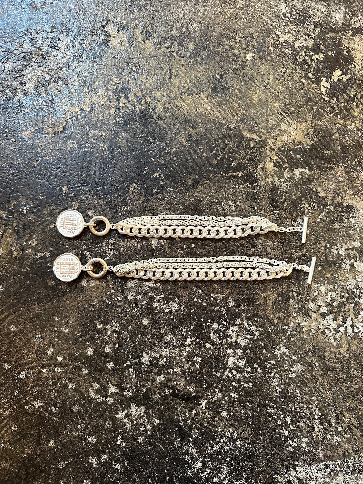 【M.U.L. ACCESSORY Vol.3】MULA180 MIXチェーンコインブレスレット - Champdelarose