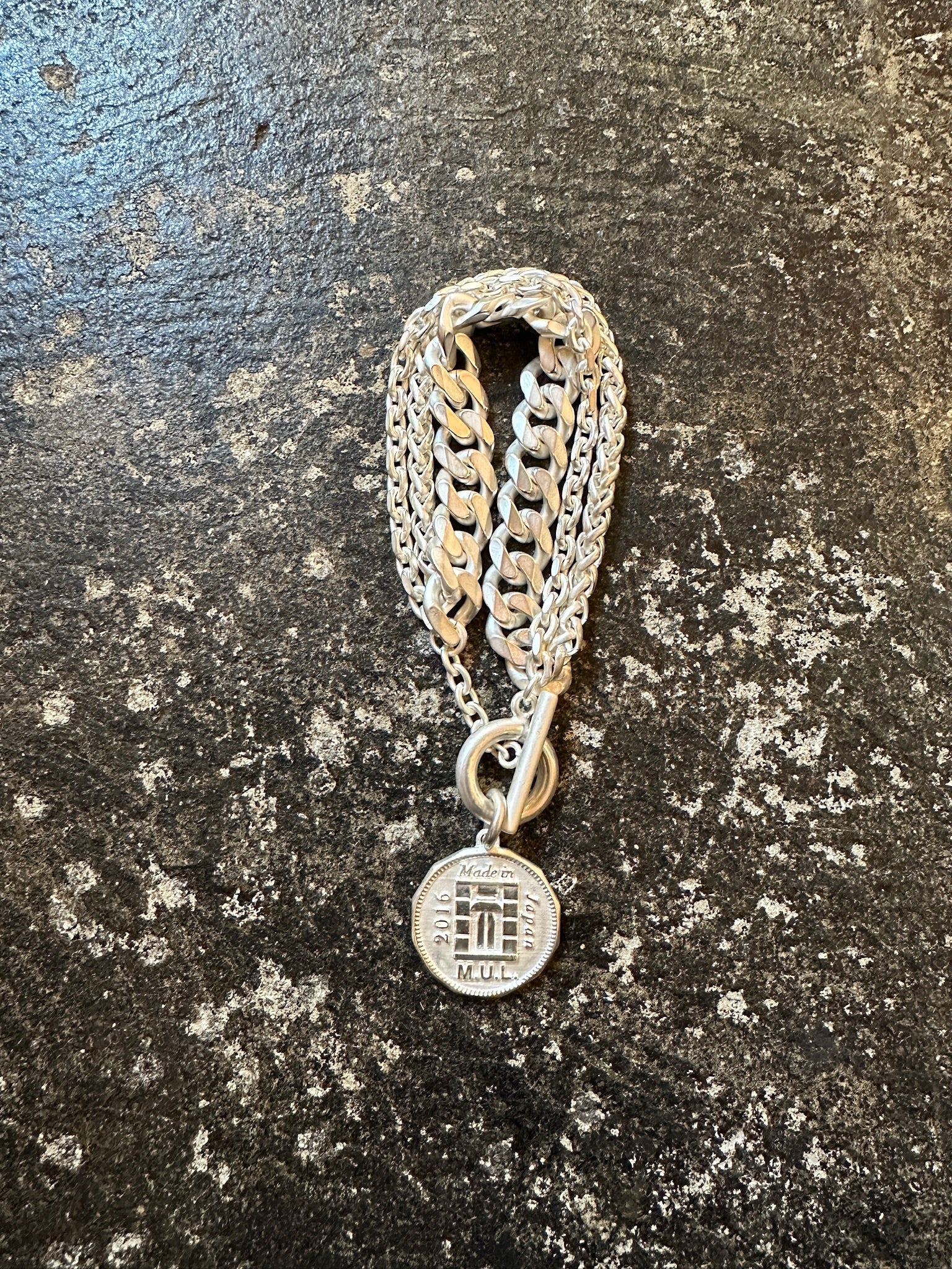 【M.U.L. ACCESSORY Vol.3】MULA180 MIXチェーンコインブレスレット - Champdelarose