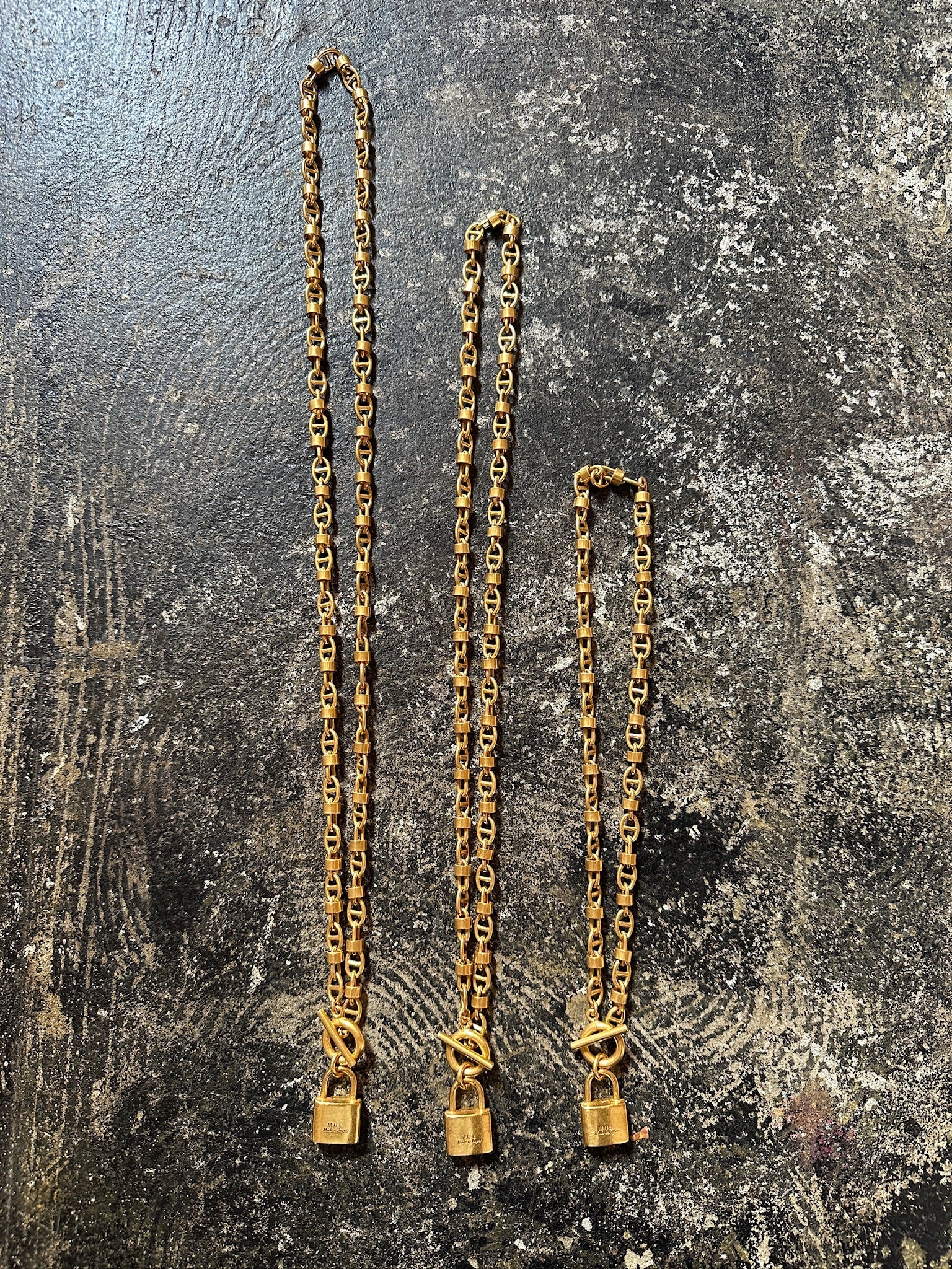 【M.U.L. ACCESSORY Vol.3】MULA199 南京錠マンテルネックレス48 - Champdelarose