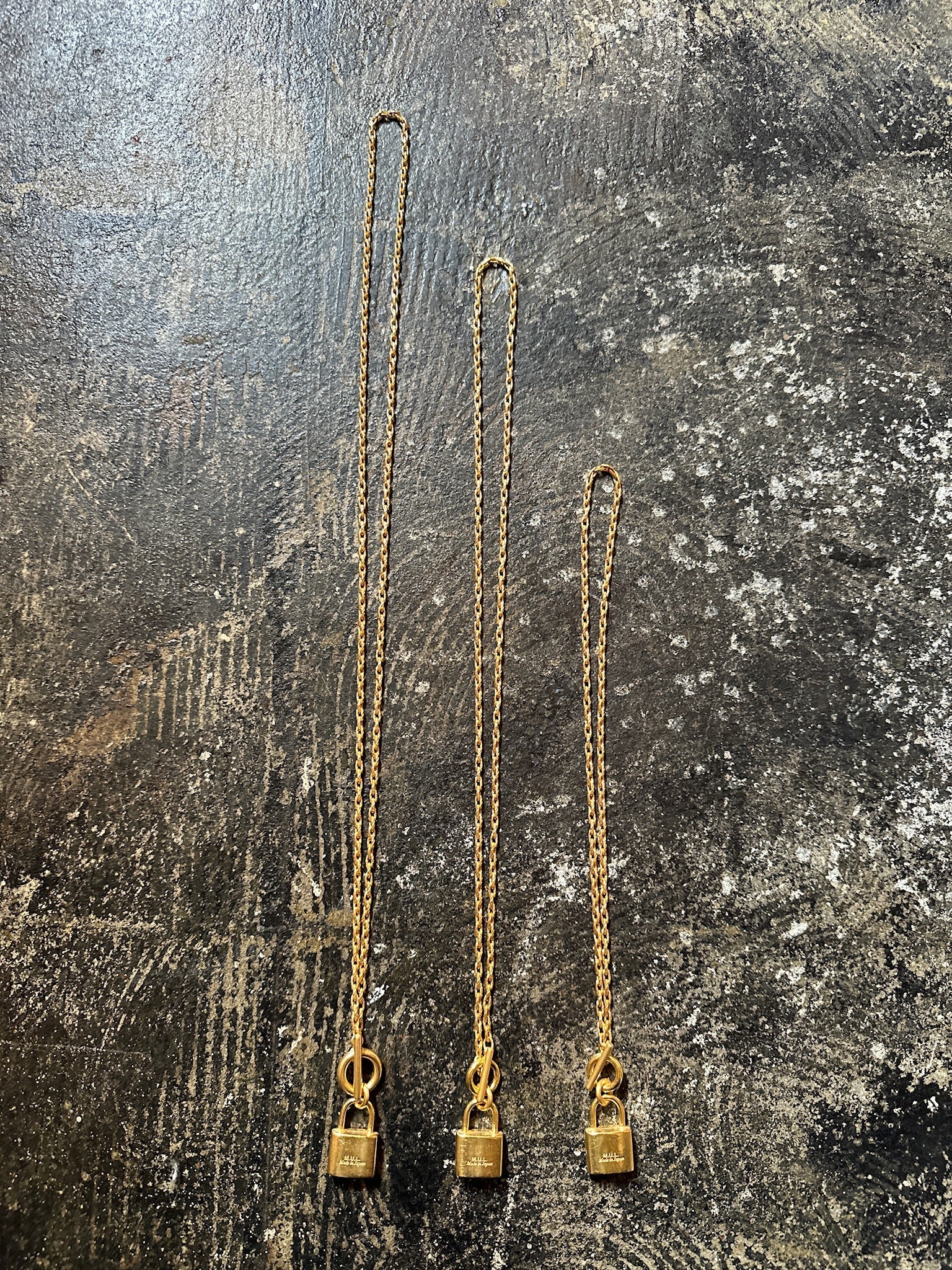 【M.U.L. ACCESSORY Vol.3】MULA212 南京錠マンテルネックレス80 - Champdelarose