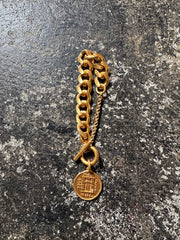 【M.U.L. ACCESSORY Vol.3】MULA232 ダイヤモンドコイン マンテルCチェーンブレスレット - Champdelarose