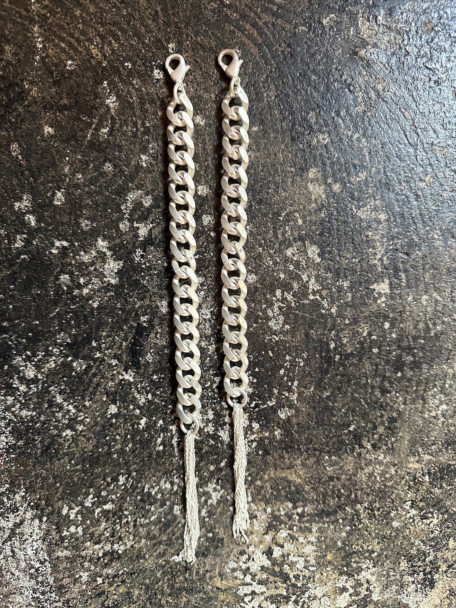 【M.U.L. ACCESSORY Vol.3】MULA233 ダイヤモンド ロングタッセルCチェーンブレスレット - Champdelarose