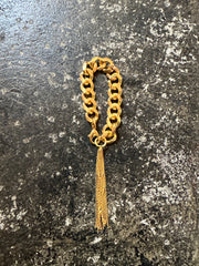 【M.U.L. ACCESSORY Vol.3】MULA233 ダイヤモンド ロングタッセルCチェーンブレスレット - Champdelarose