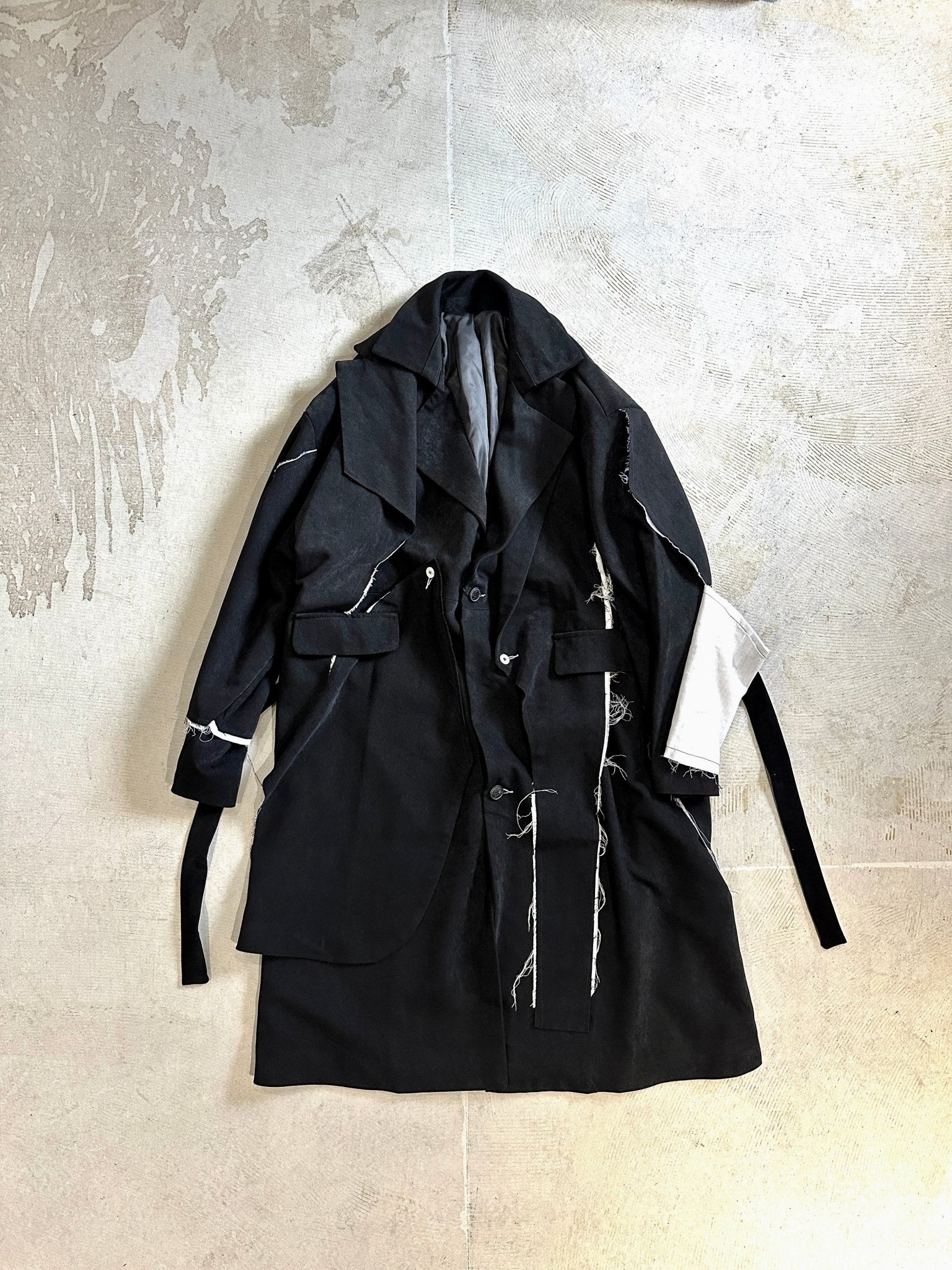 【M.U.L. Apparel Collection】CUT OFF OVER COAT - Champdelarose