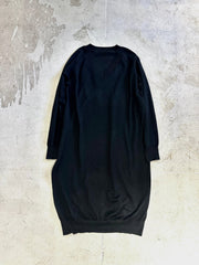 【M.U.L. Apparel Collection】FINE GAUGE V - NECK LONG KNIT - Champdelarose
