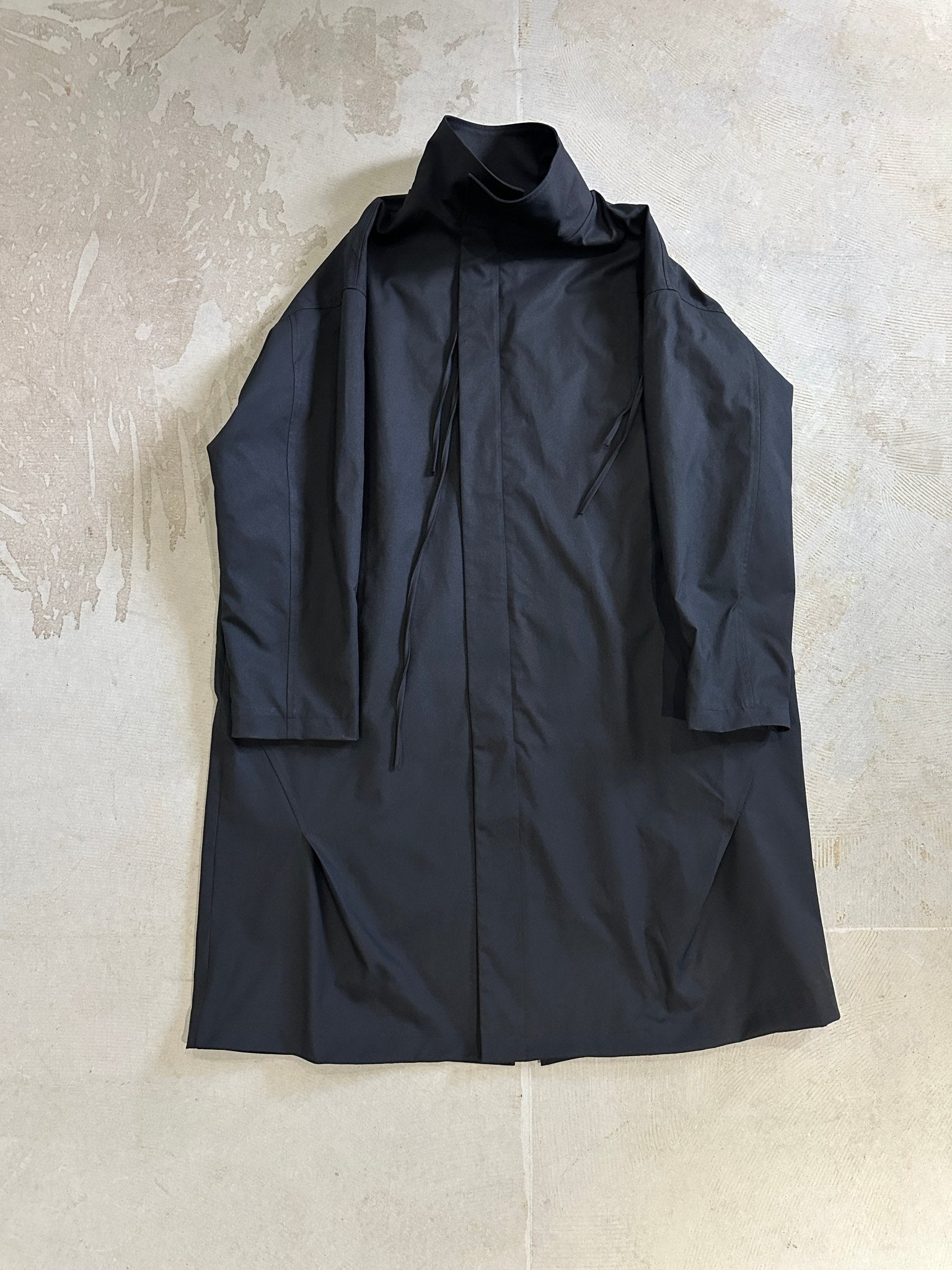 【M.U.L. Apparel Collection】MINIMAL STAND COLLAR COAT - Champdelarose