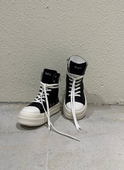【M.U.L. Apparel Collection】PLATFORM LEATHER SNEAKERS - Champdelarose