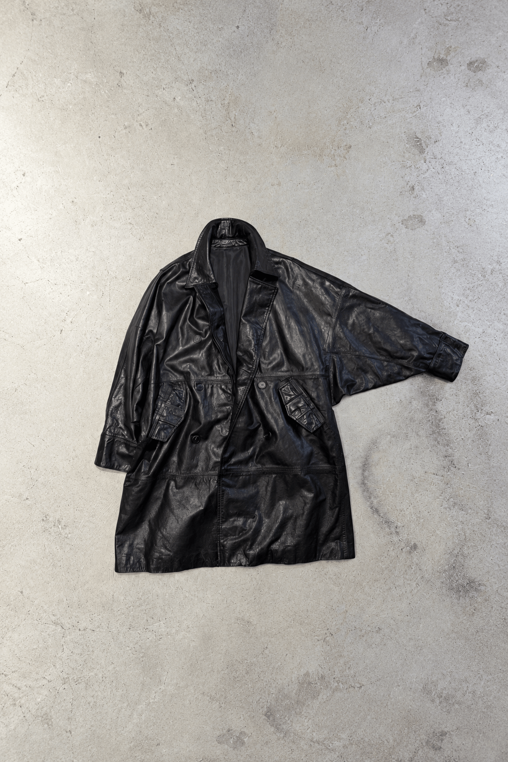 【M.U.L GAMAGUCHI】Leather coat (SPECIAL ORDER) - Champdelarose