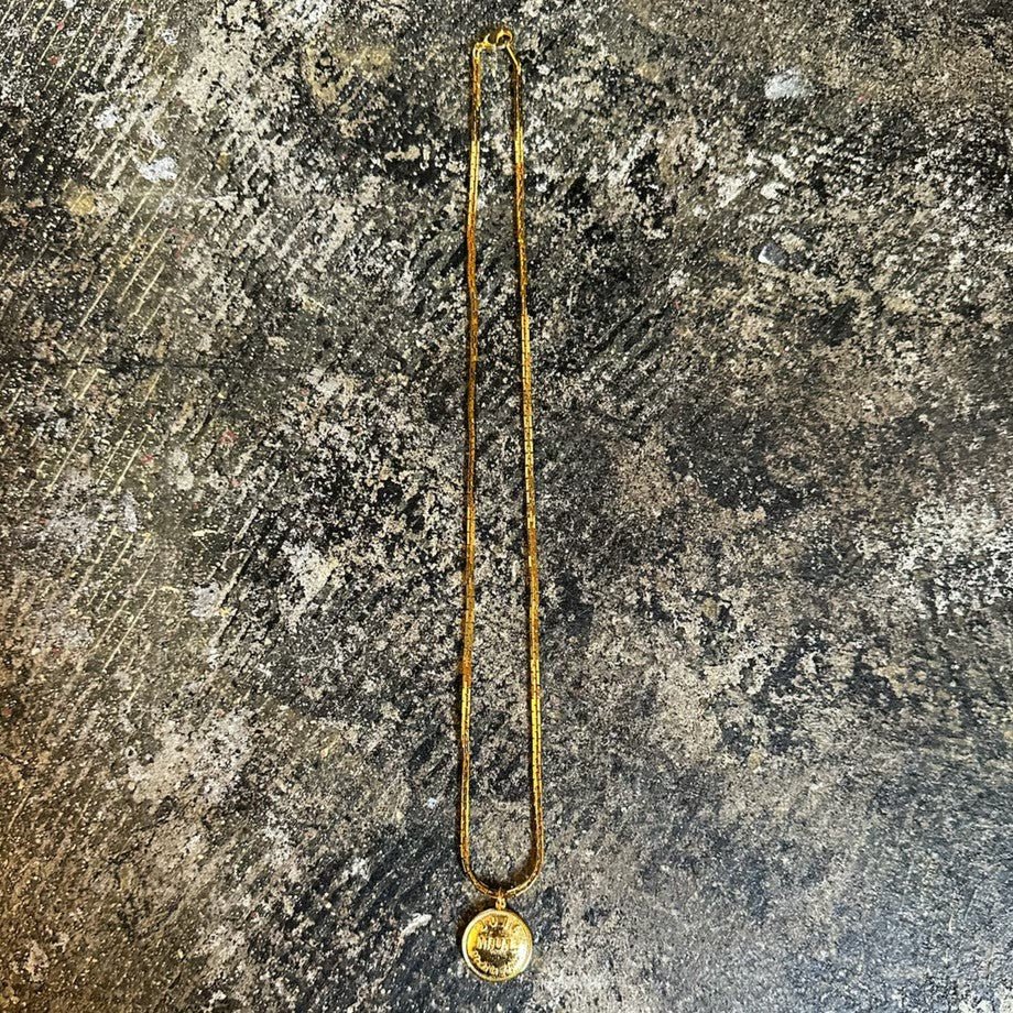 【M.U.L. jewelry 】スネークチェーンコインネックレス -48 - Champdelarose