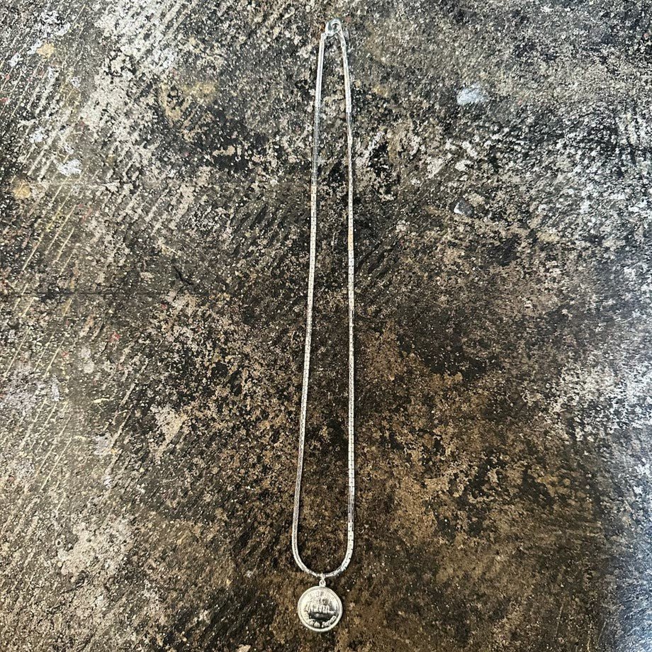 【M.U.L. jewelry 】スネークチェーンコインネックレス -48 - Champdelarose