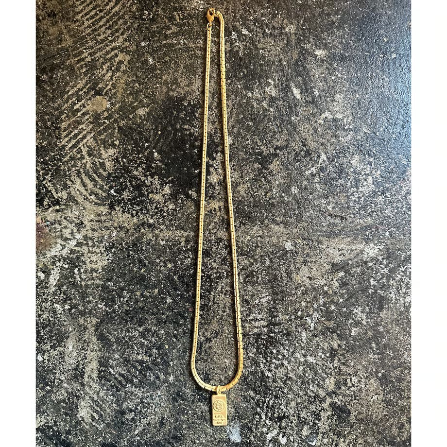 【M.U.L. jewelry 】スネークチェーンスクエアネックレス -52 - Champdelarose